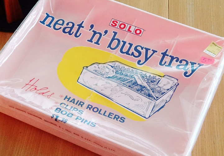 Cute Neat 'n' Busy curler caddy holds all your curler needs - Vintage  Hairstyling